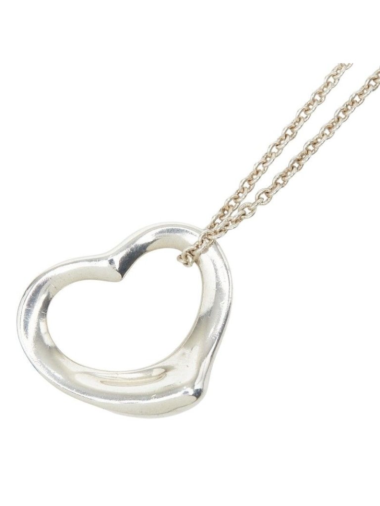 Tiffany & Co Open Heart Pendant Silver